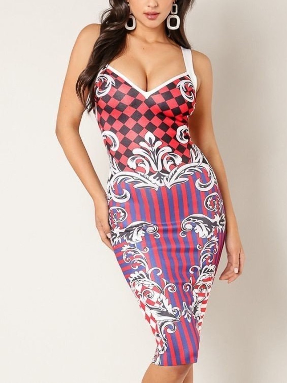 Wow Couture dress RED/NAVY